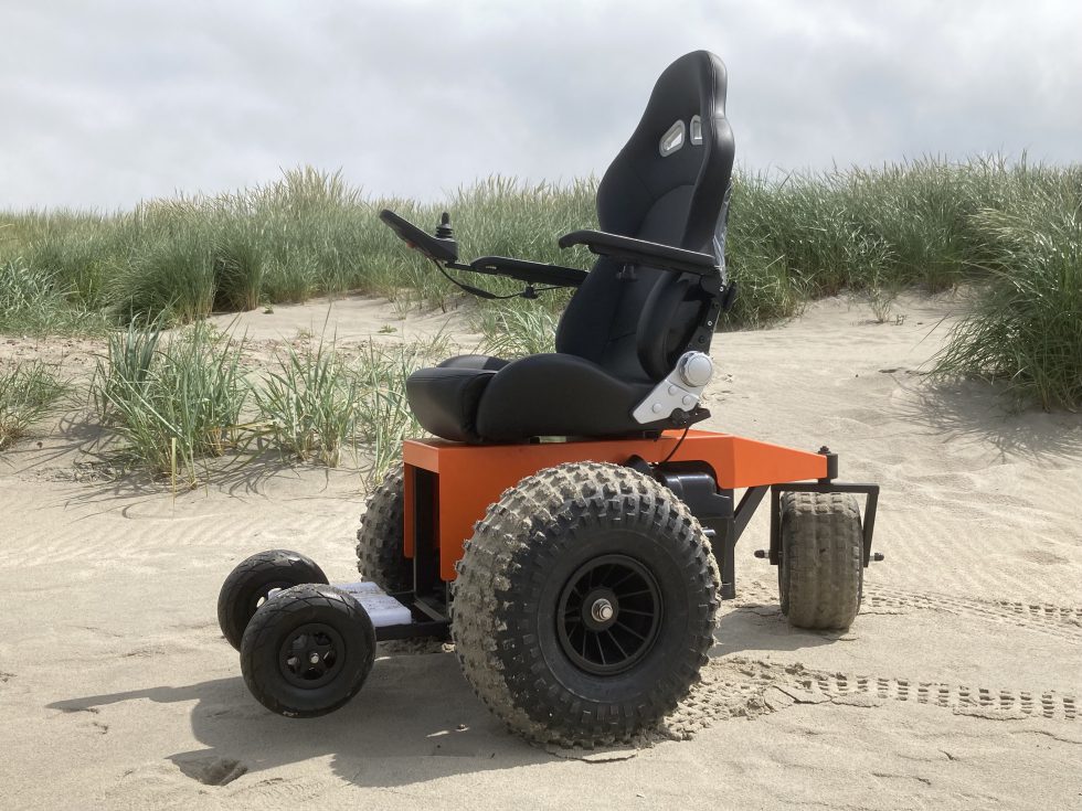 Custom all terrain off road wheelchair. Off Road Solutions