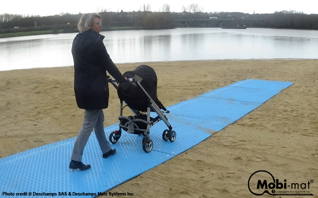 Mobi-Deck als wandelpad