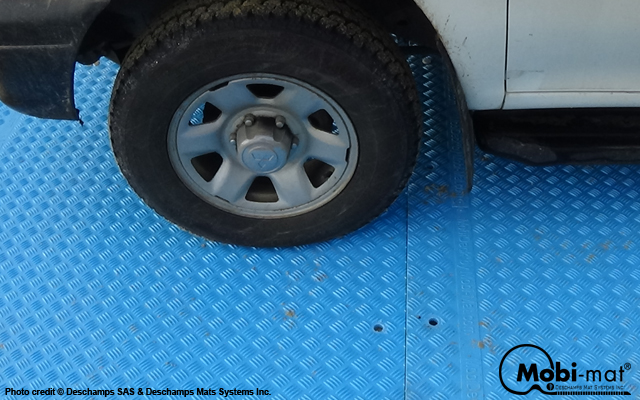 Mobi-Deck met auto