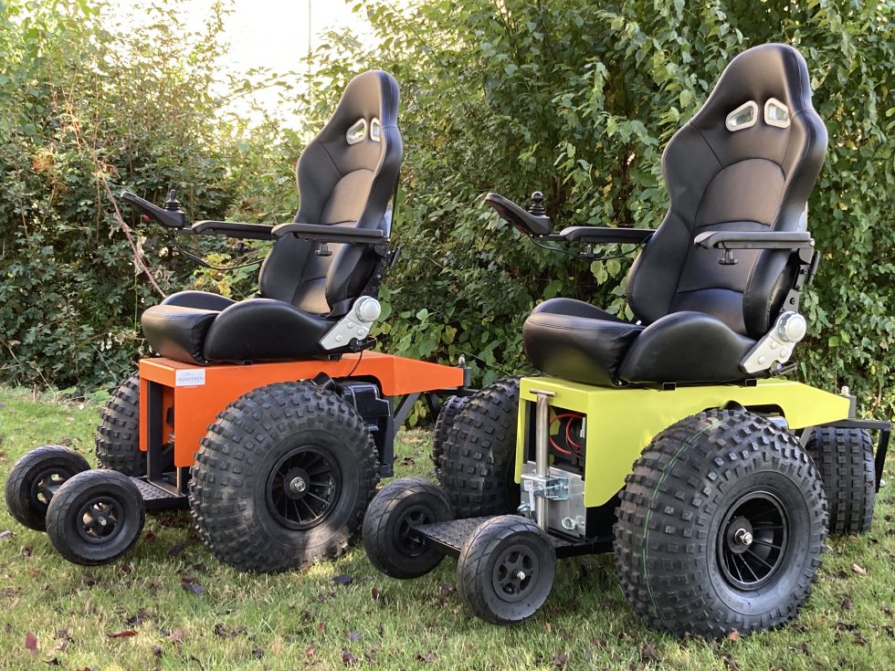 Custom all terrain off road wheelchair. Off Road Solutions